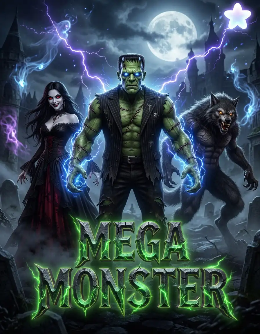 Mega Monster online pokies game